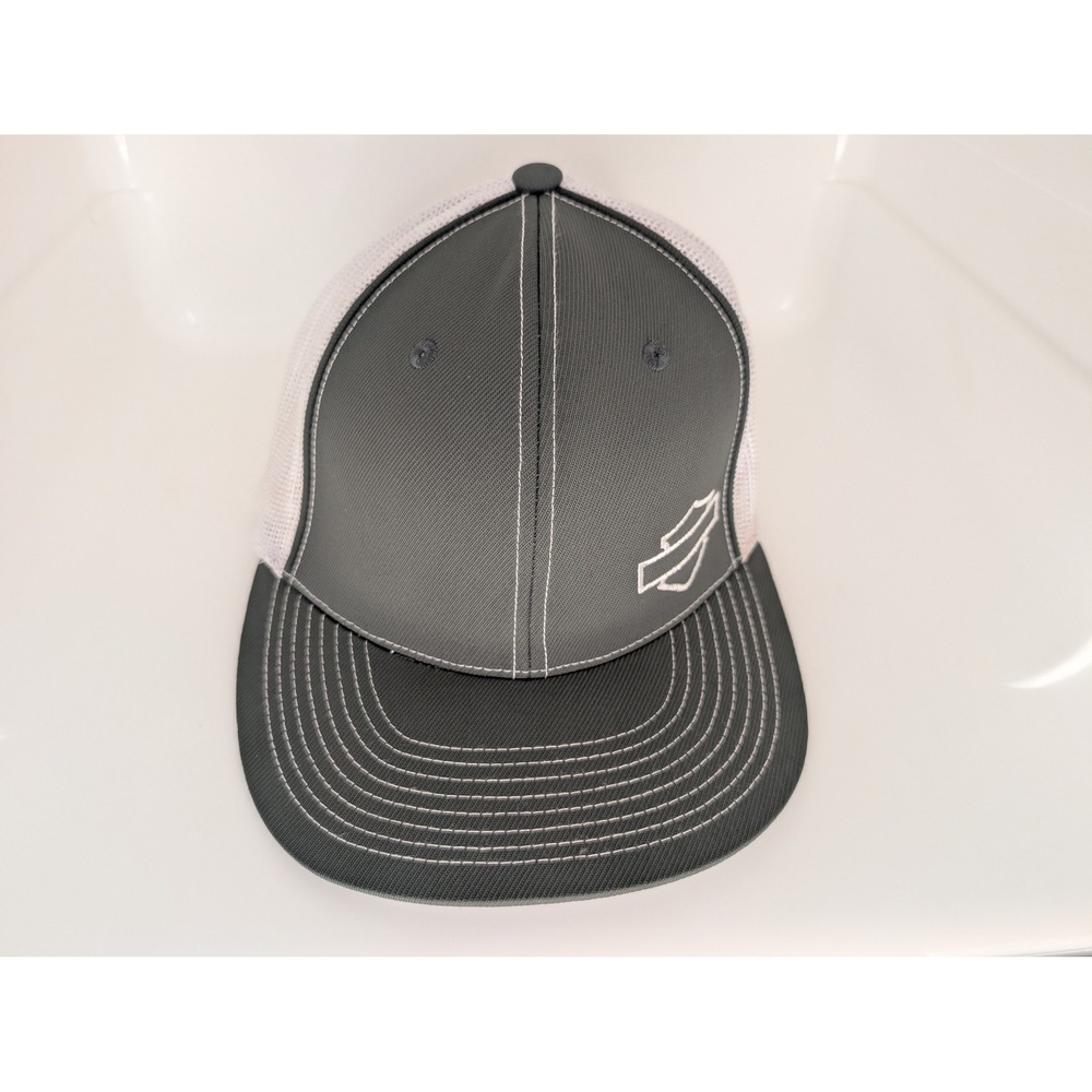 Harley-Davidson Open Bar and Shield Pacific Headwear Flat Bill Trucker Hat LG-XL
